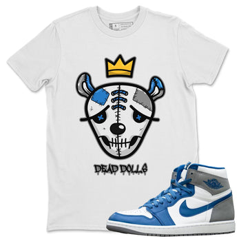 Jordan 1 True Blue Sneaker Match Tees Dead Dolls Face Sneaker Tees Jordan 1 True Blue Sneaker Release Tees Unisex Shirts