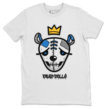 Jordan 1 True Blue Sneaker Match Tees Dead Dolls Face Sneaker Tees Jordan 1 True Blue Sneaker Release Tees Unisex Shirts
