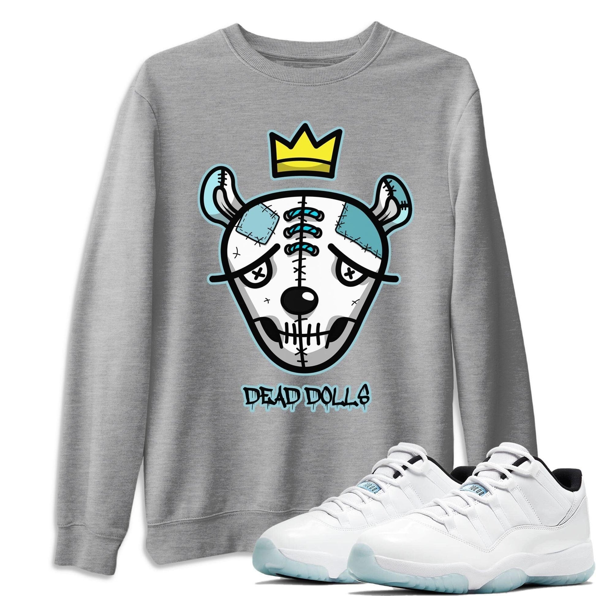 Jordan 11 Legend Blue Sneaker Match Tees Dead Dolls Face Sneaker Tees Jordan 11 Legend Blue Sneaker Release Tees Unisex Shirts