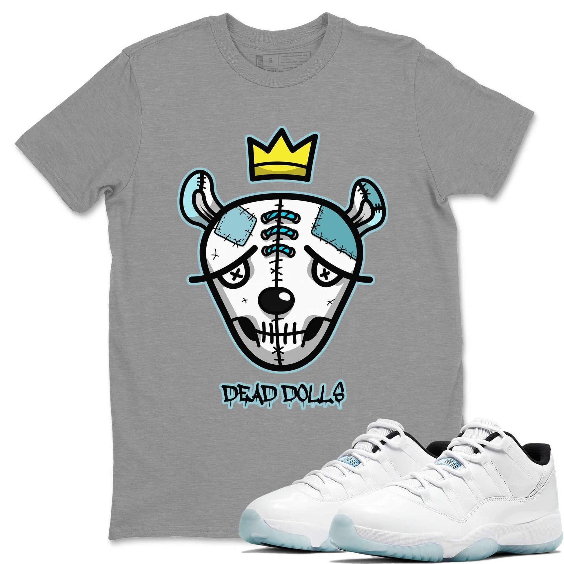 Jordan 11 Legend Blue Sneaker Match Tees Dead Dolls Face Sneaker Tees Jordan 11 Legend Blue Sneaker Release Tees Unisex Shirts