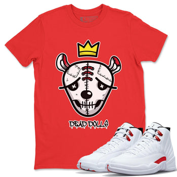 Jordan 12 Twist Sneaker Match Tees Dead Dolls Face Sneaker Tees Jordan 12 Twist Sneaker Release Tees Unisex Shirts