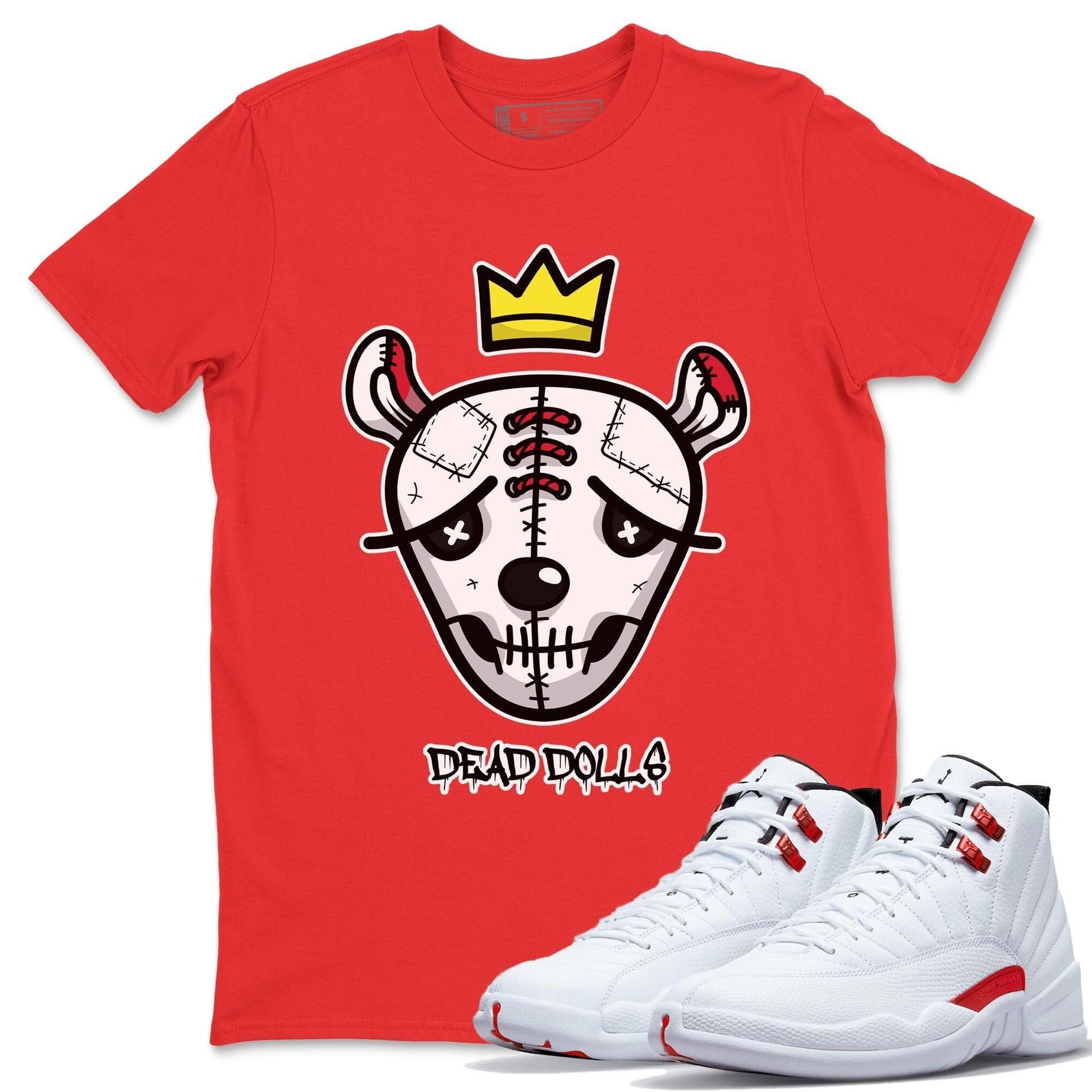 Jordan 12 Twist Sneaker Match Tees Dead Dolls Face Sneaker Tees Jordan 12 Twist Sneaker Release Tees Unisex Shirts
