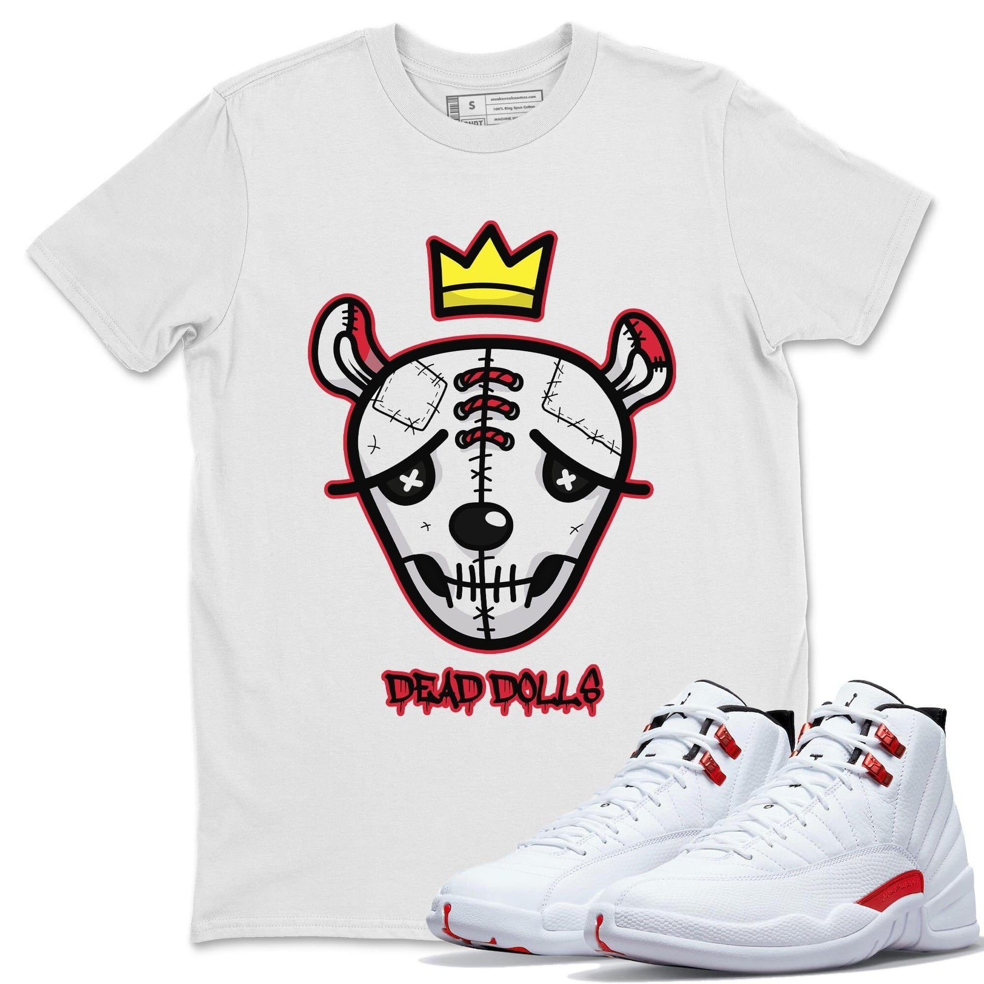 Jordan 12 Twist Sneaker Match Tees Dead Dolls Face Sneaker Tees Jordan 12 Twist Sneaker Release Tees Unisex Shirts