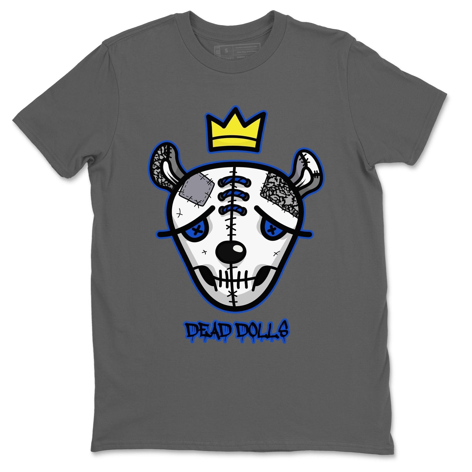 Jordan 3 Racer Blue Sneaker Match Tees Dead Dolls Face Sneaker Tees Jordan 3 Racer Blue Sneaker Release Tees Unisex Shirts