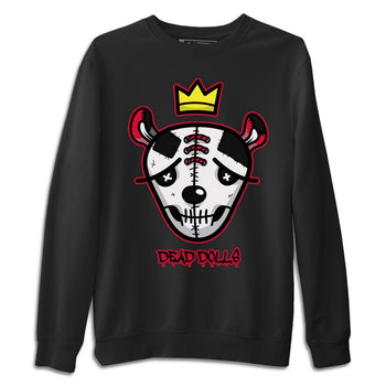 Jordan 4 Red Thunder Sneaker Match Tees Dead Dolls Face Sneaker Tees Jordan 4 Red Thunder Sneaker Release Tees Unisex Shirts