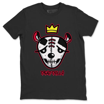 Jordan 4 Red Thunder Sneaker Match Tees Dead Dolls Face Sneaker Tees Jordan 4 Red Thunder Sneaker Release Tees Unisex Shirts