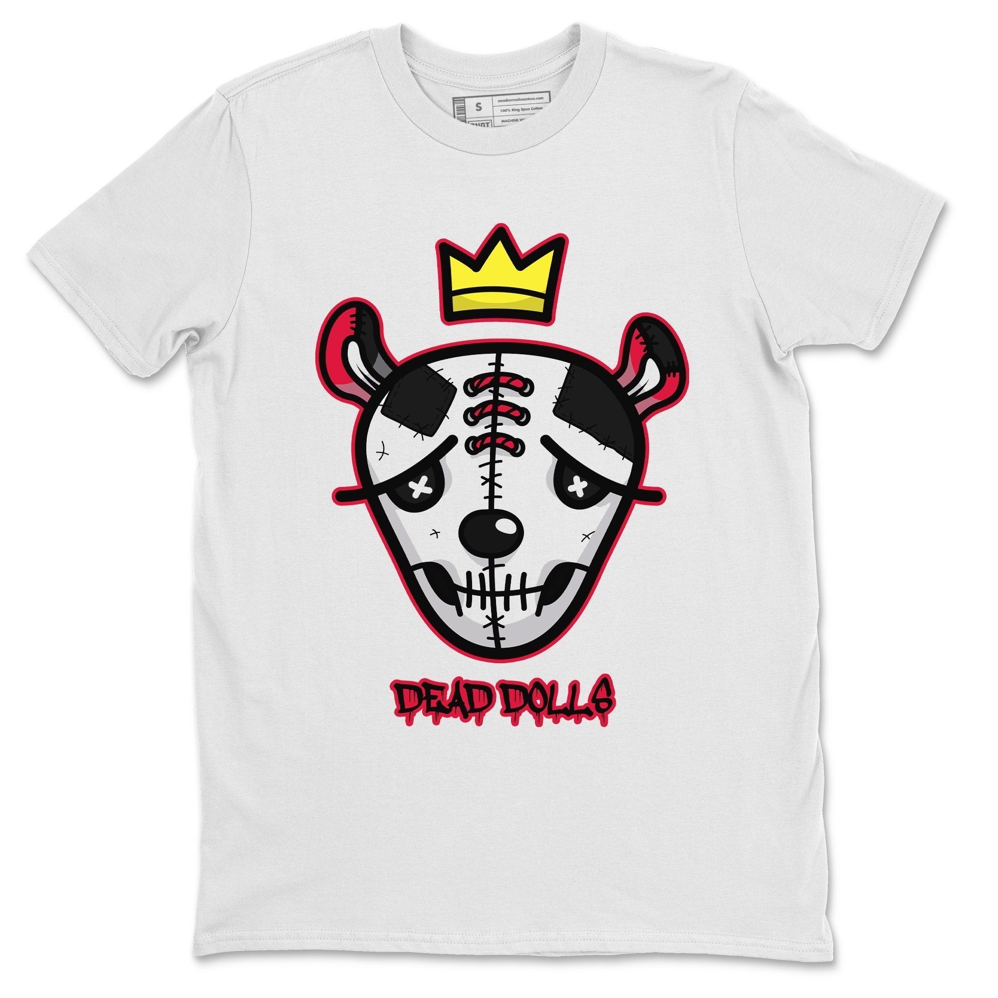Jordan 4 Red Thunder Sneaker Match Tees Dead Dolls Face Sneaker Tees Jordan 4 Red Thunder Sneaker Release Tees Unisex Shirts