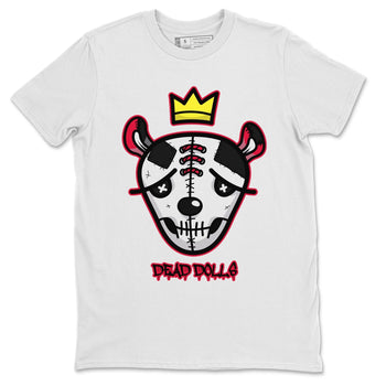 Jordan 4 Red Thunder Sneaker Match Tees Dead Dolls Face Sneaker Tees Jordan 4 Red Thunder Sneaker Release Tees Unisex Shirts
