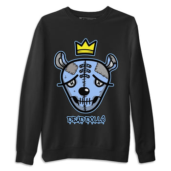 Jordan 4 University Blue Sneaker Match Tees Dead Dolls Face Sneaker Tees Jordan 4 University Blue Sneaker Release Tees Unisex Shirts