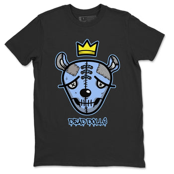 Jordan 4 University Blue Sneaker Match Tees Dead Dolls Face Sneaker Tees Jordan 4 University Blue Sneaker Release Tees Unisex Shirts