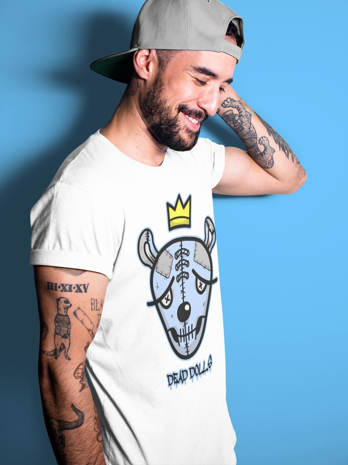 Jordan 4 University Blue Sneaker Match Tees Dead Dolls Face Sneaker Tees Jordan 4 University Blue Sneaker Release Tees Unisex Shirts