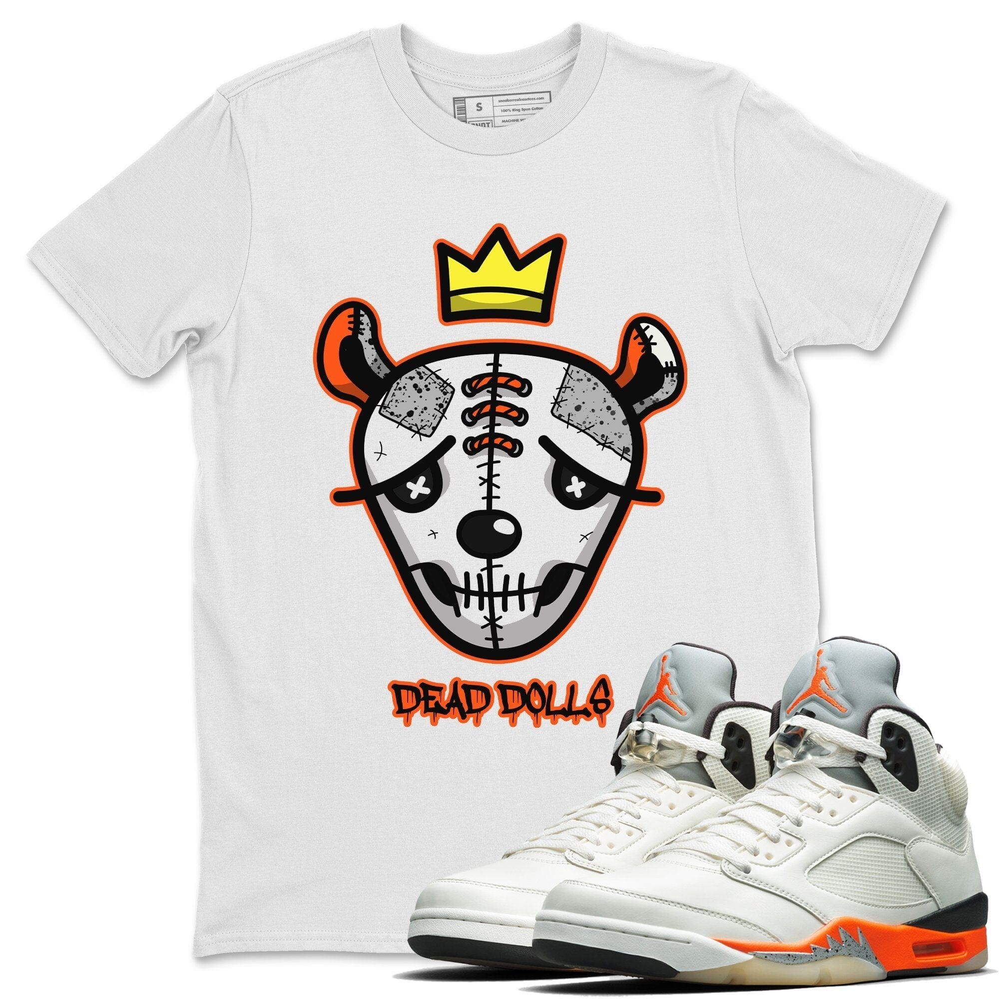 Jordan 5 Shattered Backboard Sneaker Match Tees Dead Dolls Face Sneaker Tees Jordan 5 Shattered Backboard Sneaker Release Tees Unisex Shirts