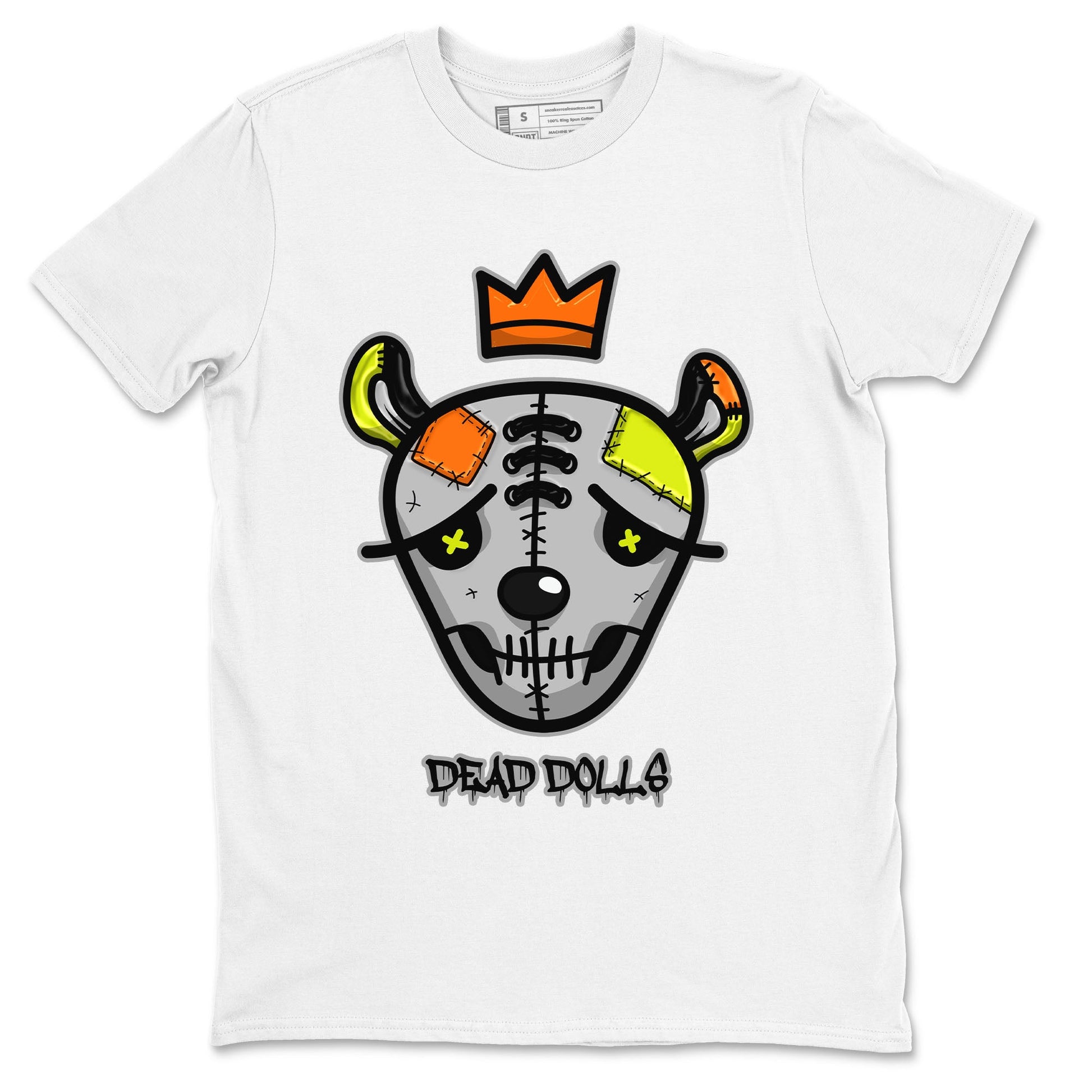 Nike Dunk Mid Premium shirt to match jordans Dead Dolls Face sneaker tees Nike Dunk Mid Halloween SNRT Sneaker Tees Sneaker Matching Clothing Brand Unisex Sneaker Tee White 2 T-Shirt