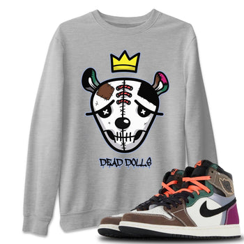 Jordan 1 Hand Crafted Sneaker Match Tees Dead Dolls Face Sneaker Tees Jordan 1 Hand Crafted Sneaker Release Tees Unisex Shirts