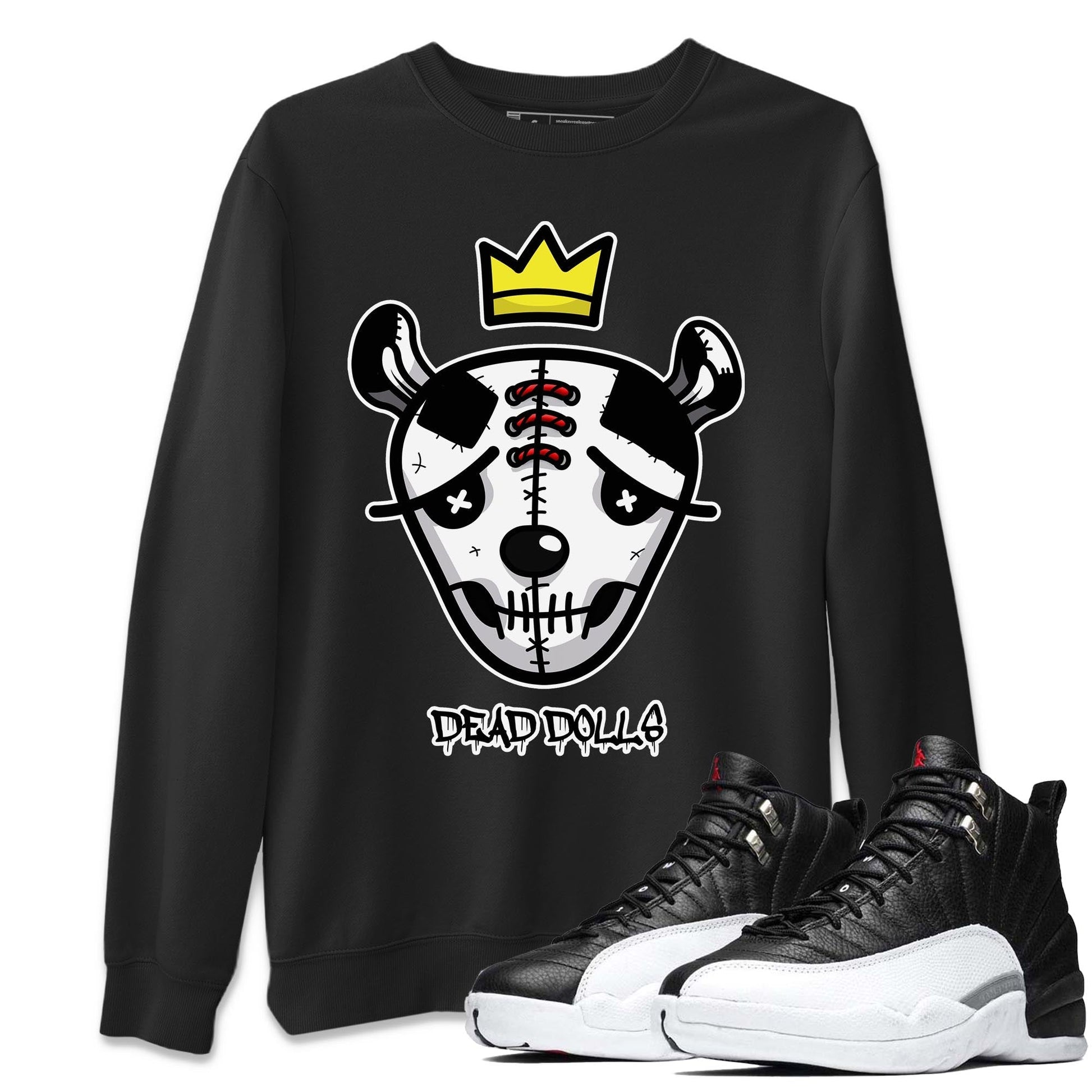 Jordan 12 Playoffs Sneaker Match Tees Dead Dolls Face Sneaker Tees Jordan 12 Playoffs Sneaker Release Tees Unisex Shirts