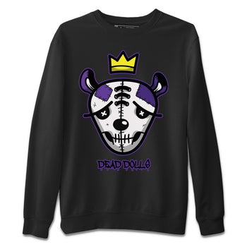 Jordan 13 Court Purple Sneaker Match Tees Dead Dolls Face Sneaker Tees Jordan 13 Court Purple Sneaker Release Tees Unisex Shirts