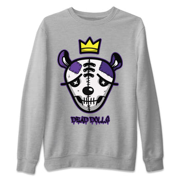 Jordan 13 Court Purple Sneaker Match Tees Dead Dolls Face Sneaker Tees Jordan 13 Court Purple Sneaker Release Tees Unisex Shirts