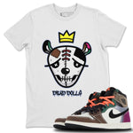 Jordan 1 Hand Crafted Sneaker Match Tees Dead Dolls Face Sneaker Tees Jordan 1 Hand Crafted Sneaker Release Tees Unisex Shirts