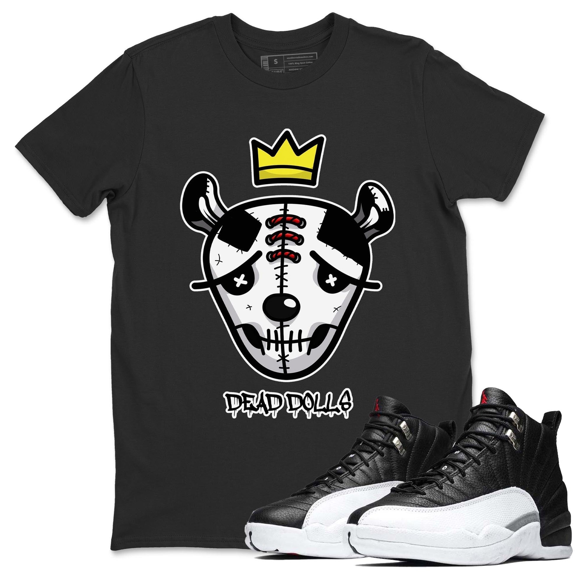 Jordan 12 Playoffs Sneaker Match Tees Dead Dolls Face Sneaker Tees Jordan 12 Playoffs Sneaker Release Tees Unisex Shirts