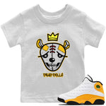 Jordan 13 Del Sol Sneaker Match Tees Dead Dolls Face Sneaker Tees Jordan 13 Del Sol Sneaker Release Tees Kids Shirts