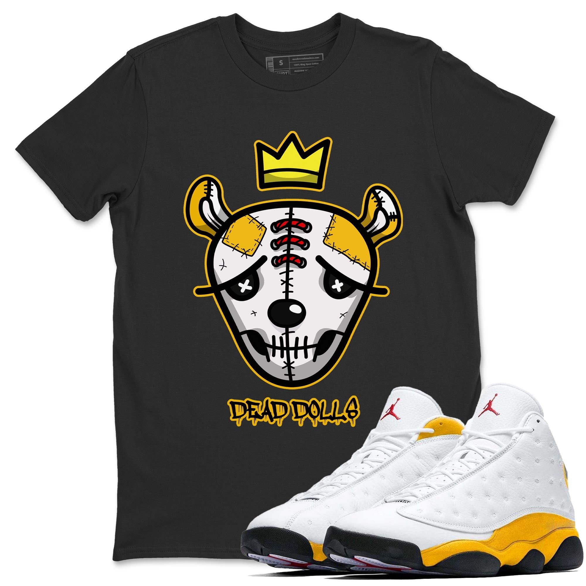 Jordan 13 Del Sol Sneaker Match Tees Dead Dolls Face Sneaker Tees Jordan 13 Del Sol Sneaker Release Tees Unisex Shirts