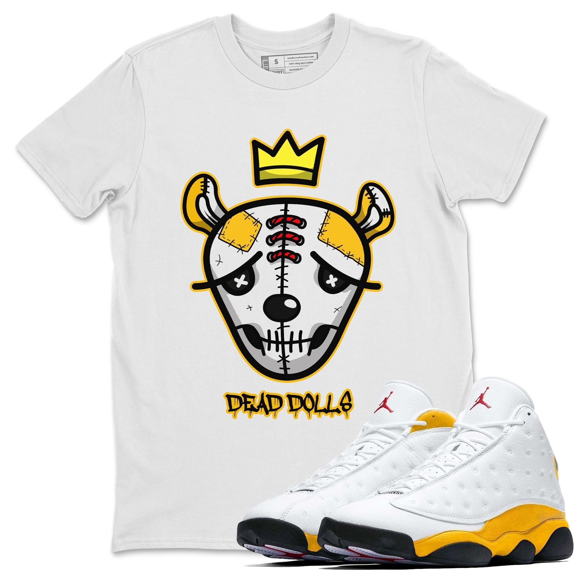 Jordan 13 Del Sol Sneaker Match Tees Dead Dolls Face Sneaker Tees Jordan 13 Del Sol Sneaker Release Tees Unisex Shirts