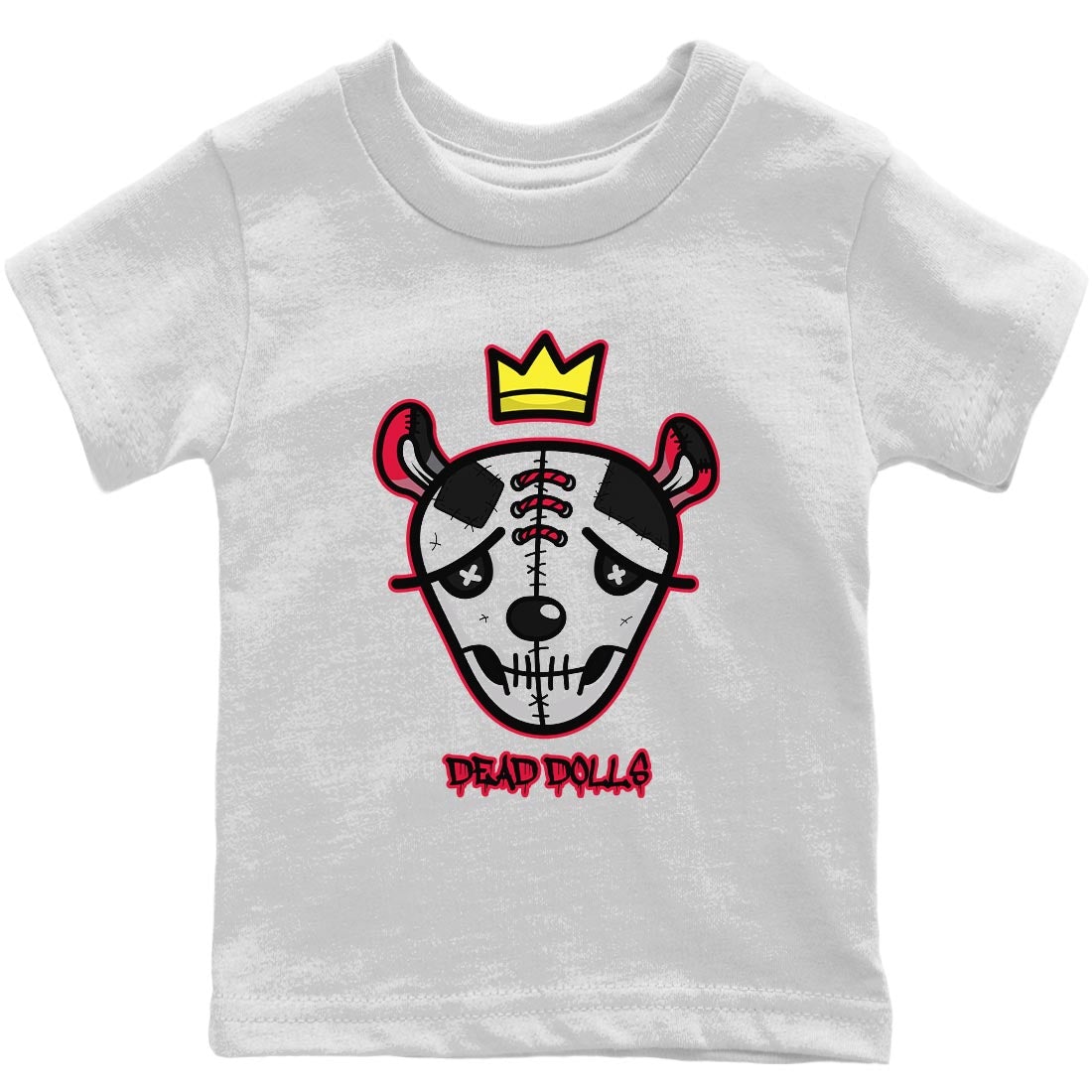 Jordan 4 Red Thunder Sneaker Match Tees Dead Dolls Face Sneaker Tees Jordan 4 Red Thunder Sneaker Release Tees Kids Shirts
