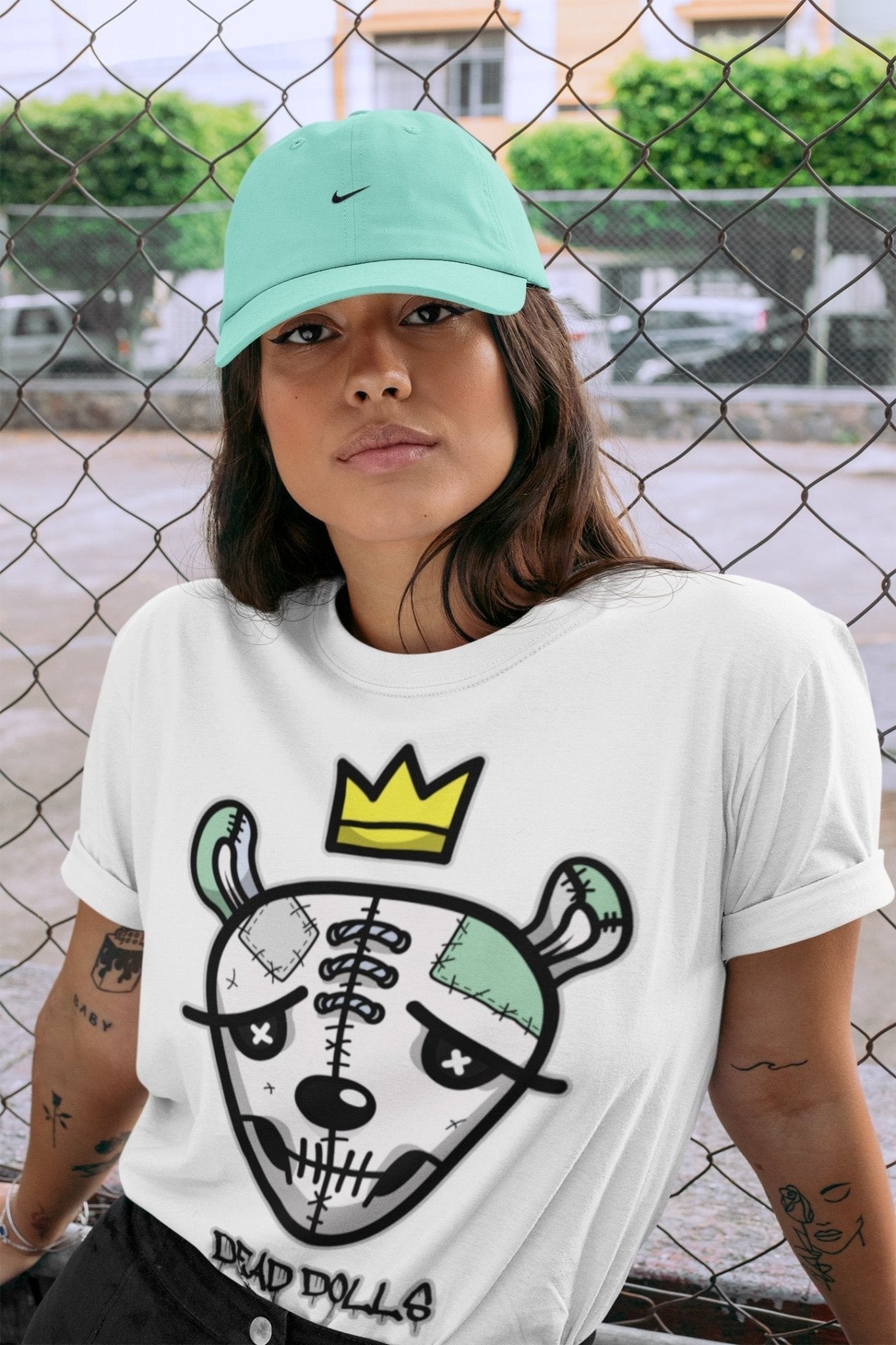 Jordan 6 Mint Foam Sneaker Match Tees Dead Dolls Face Sneaker Tees Jordan 6 Mint Foam Sneaker Release Tees Unisex Shirts