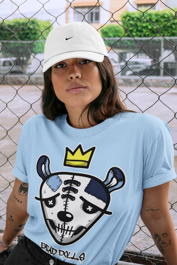 Jordan 6 UNC Sneaker Match Tees Dead Dolls Face Sneaker Tees Jordan 6 UNC Sneaker Release Tees Unisex Shirts