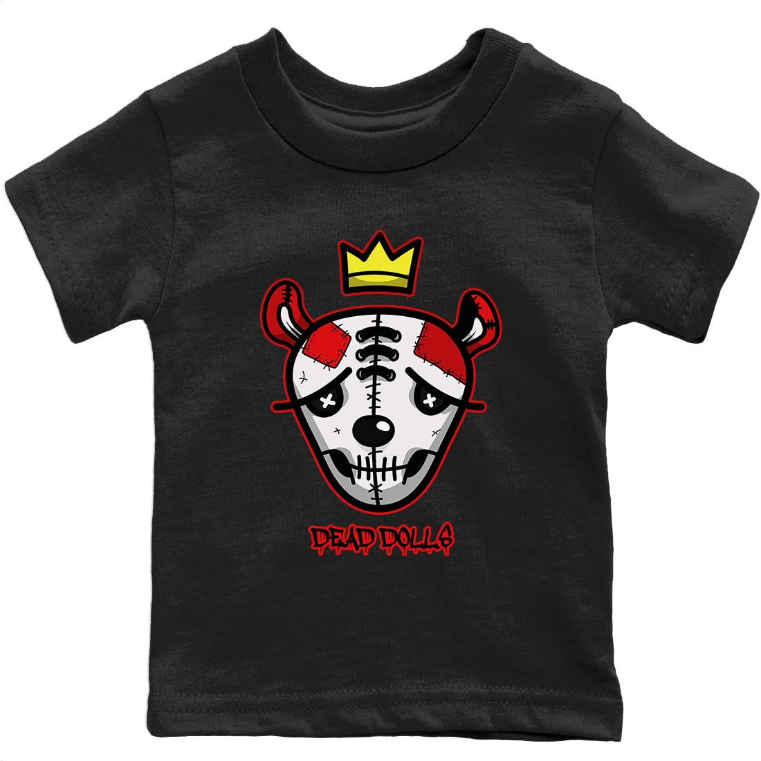 Jordan 9 Chile Red Sneaker Match Tees Dead Dolls Face Sneaker Tees Jordan 9 Chile Red Sneaker Release Tees Kids Shirts