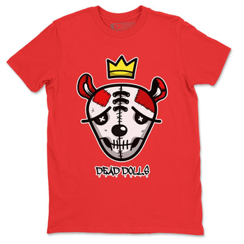 Jordan 9 Chile Red Sneaker Match Tees Dead Dolls Face Sneaker Tees Jordan 9 Chile Red Sneaker Release Tees Unisex Shirts