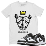 Dunk Panda Sneaker Match Tees Dead Dolls Face Sneaker Tees Dunk Panda Sneaker Release Tees Unisex Shirts