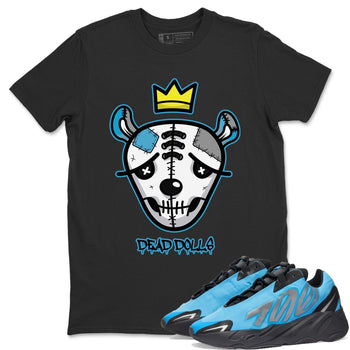 Yeezy 700 Bright Cyan Sneaker Match Tees Dead Dolls Face Sneaker Tees Yeezy 700 Bright Cyan Sneaker Release Tees Unisex Shirts
