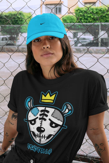 Yeezy 700 Bright Cyan Sneaker Match Tees Dead Dolls Face Sneaker Tees Yeezy 700 Bright Cyan Sneaker Release Tees Unisex Shirts