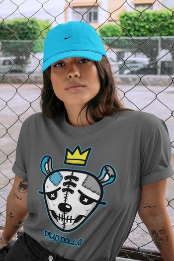 Yeezy 700 Bright Cyan Sneaker Match Tees Dead Dolls Face Sneaker Tees Yeezy 700 Bright Cyan Sneaker Release Tees Unisex Shirts