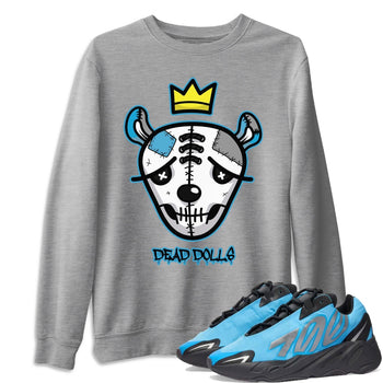 Yeezy 700 Bright Cyan Sneaker Match Tees Dead Dolls Face Sneaker Tees Yeezy 700 Bright Cyan Sneaker Release Tees Unisex Shirts