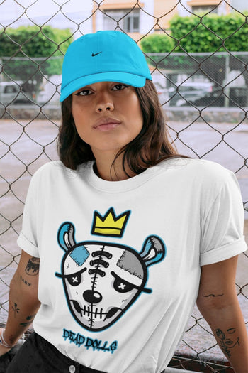 Yeezy 700 Bright Cyan Sneaker Match Tees Dead Dolls Face Sneaker Tees Yeezy 700 Bright Cyan Sneaker Release Tees Unisex Shirts