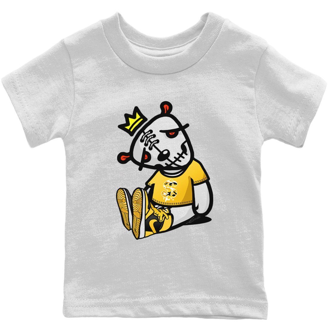 Jordan 1 Pollen Sneaker Match Tees Dead Dolls Sneaker Tees Jordan 1 Pollen Sneaker Release Tees Kids Shirts