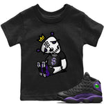 Jordan 13 Court Purple Sneaker Match Tees Dead Dolls Sneaker Tees Jordan 13 Court Purple Sneaker Release Tees Kids Shirts