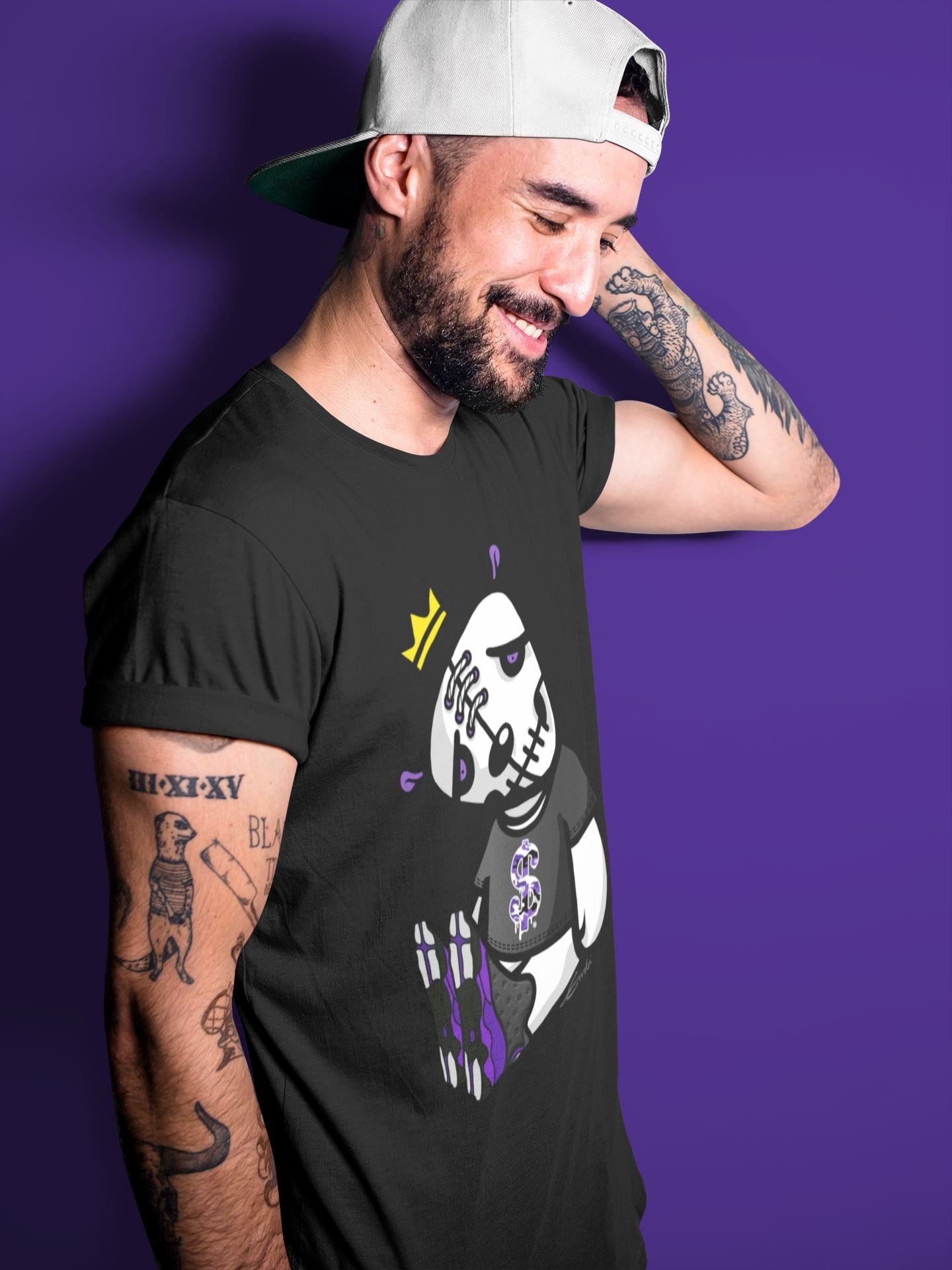 Jordan 13 Court Purple Sneaker Match Tees Dead Dolls Sneaker Tees Jordan 13 Court Purple Sneaker Release Tees Unisex Shirts