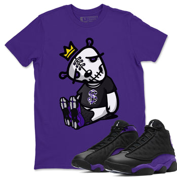 Jordan 13 Court Purple Sneaker Match Tees Dead Dolls Sneaker Tees Jordan 13 Court Purple Sneaker Release Tees Unisex Shirts