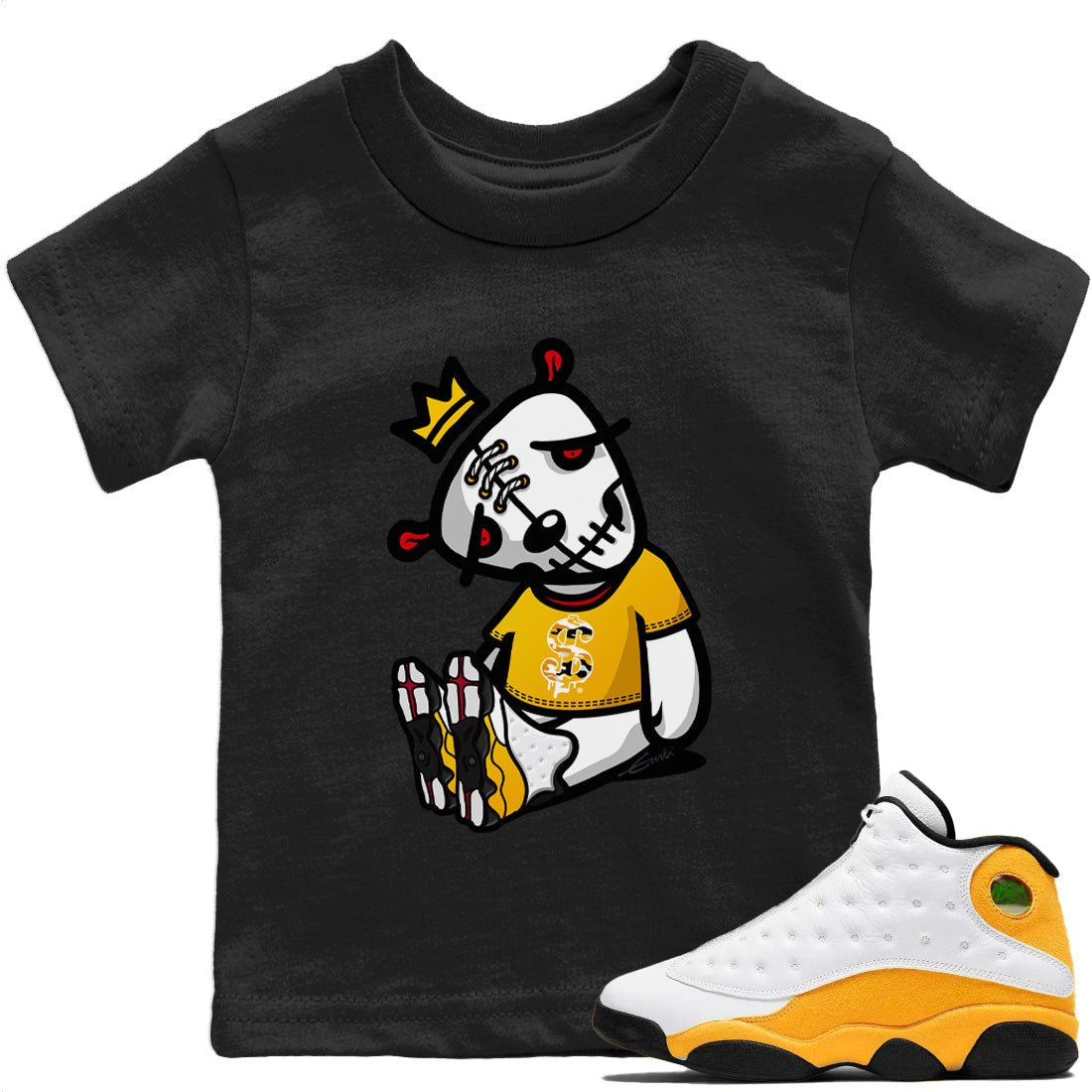 Jordan 13 Del Sol Sneaker Match Tees Dead Dolls Sneaker Tees Jordan 13 Del Sol Sneaker Release Tees Kids Shirts