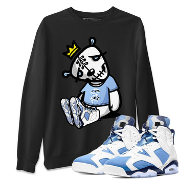 Jordan 6 UNC Sneaker Match Tees Dead Dolls Sneaker Tees Jordan 6 UNC Sneaker Release Tees Unisex Shirts