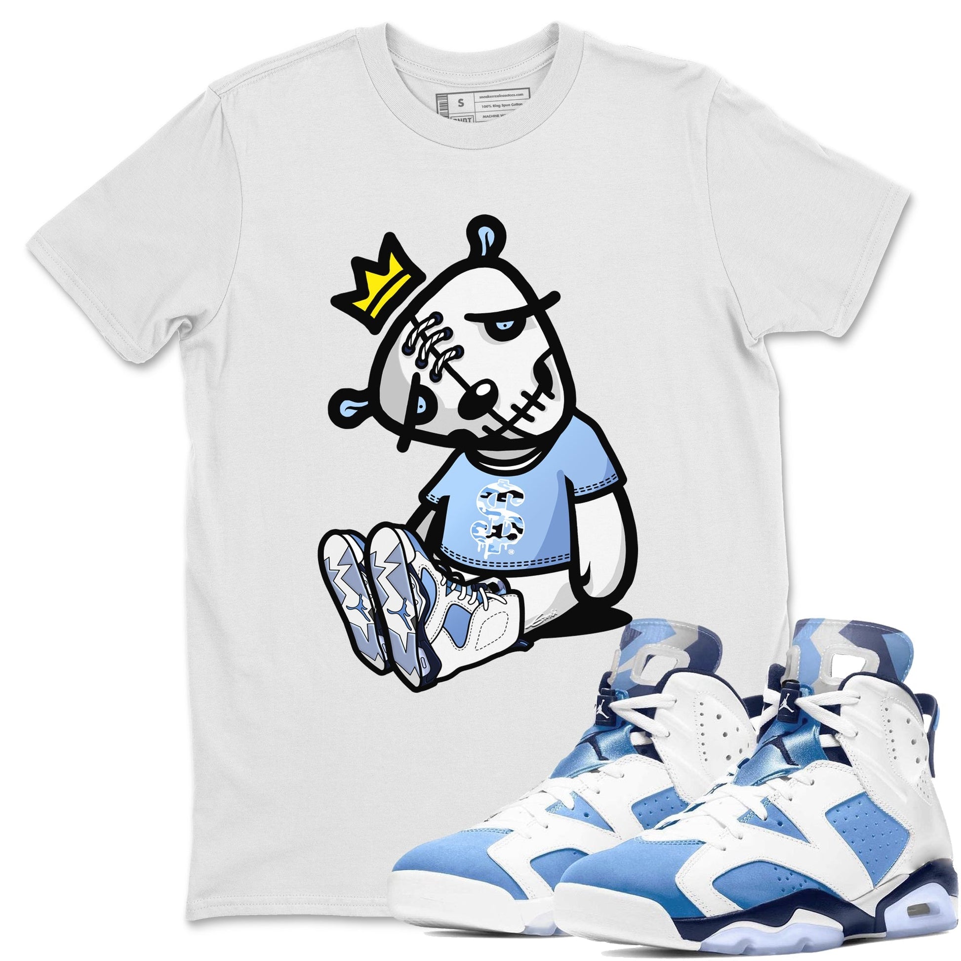 Dead Dolls Unisex Tops - Air Jordan 6 UNC - SNRT Sneaker Tee