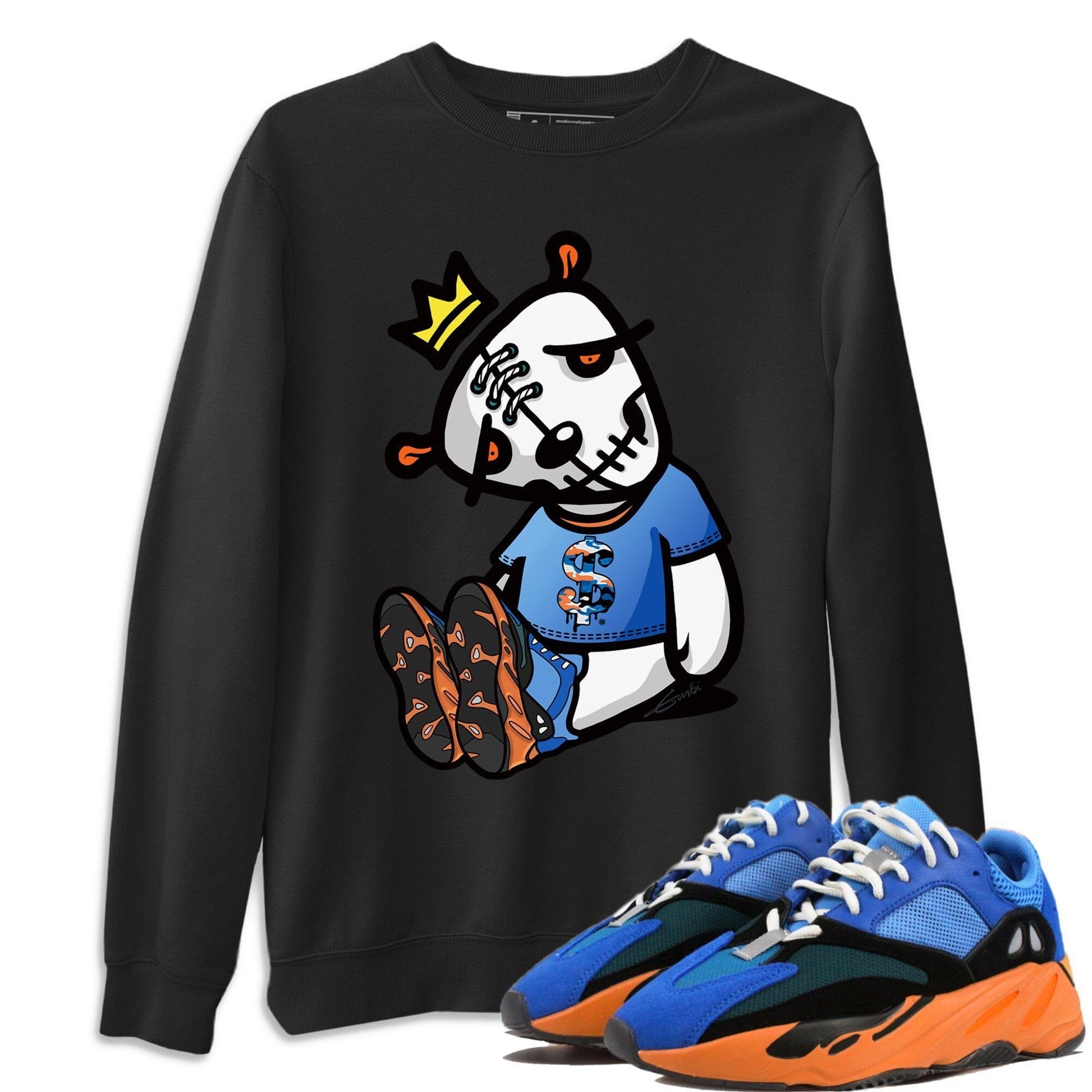 Yeezy 700 Bright Blue Sneaker Match Tees Dead Dolls Sneaker Tees Yeezy 700 Bright Blue Sneaker Release Tees Unisex Shirts