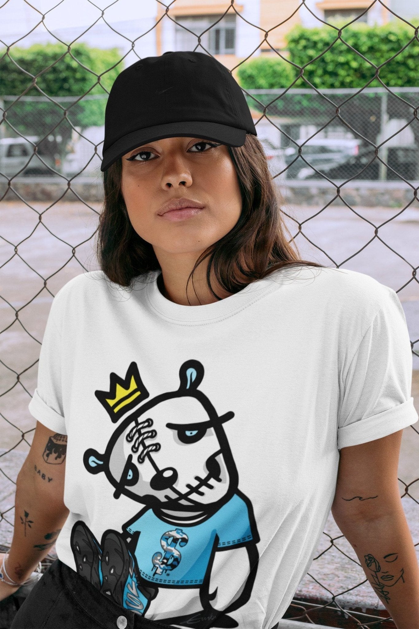 Yeezy 700 Bright Cyan Sneaker Match Tees Dead Dolls Sneaker Tees Yeezy 700 Bright Cyan Sneaker Release Tees Unisex Shirts
