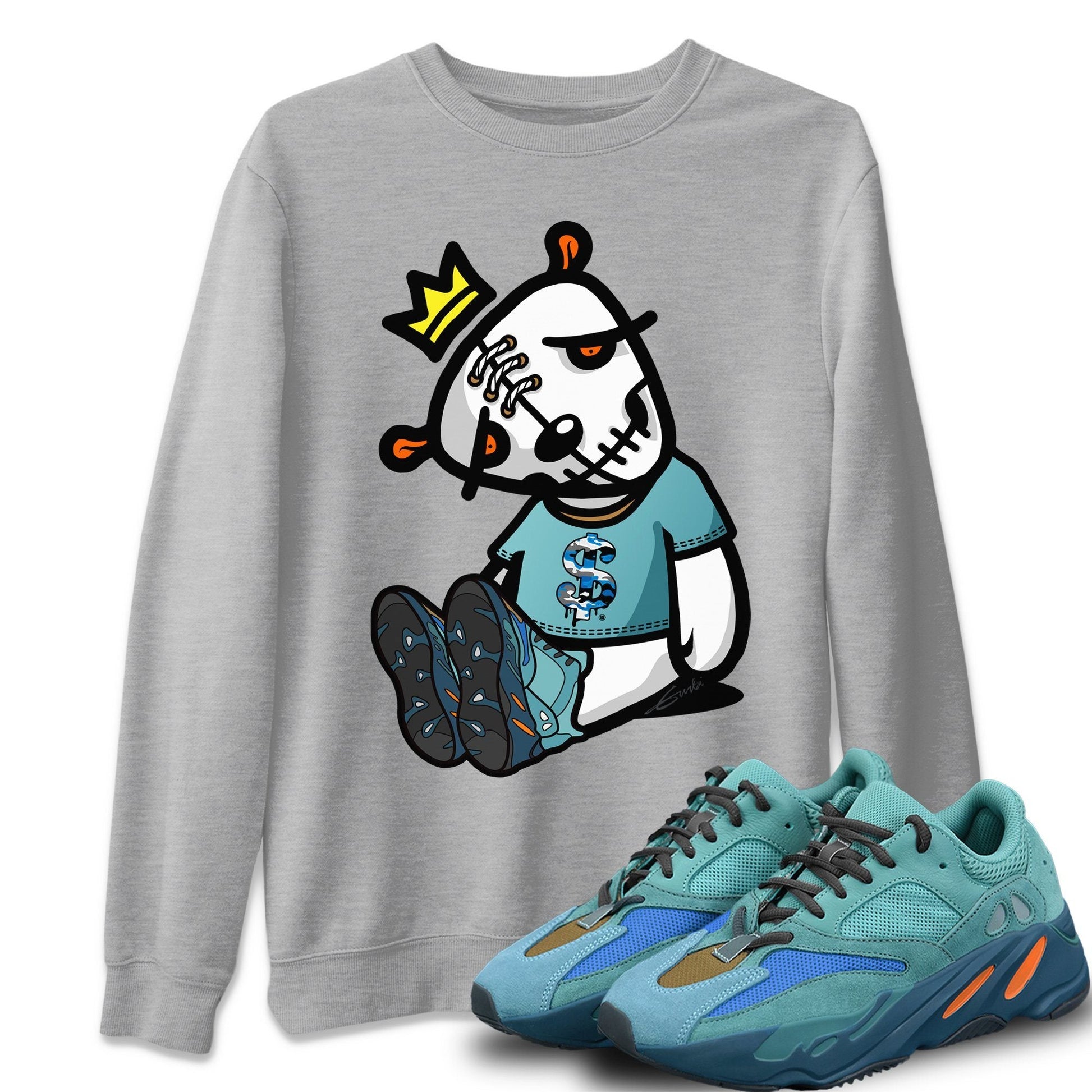 Yeezy 700 Faded Azure Sneaker Match Tees Dead Dolls Sneaker Tees Yeezy 700 Faded Azure Sneaker Release Tees Unisex Shirts