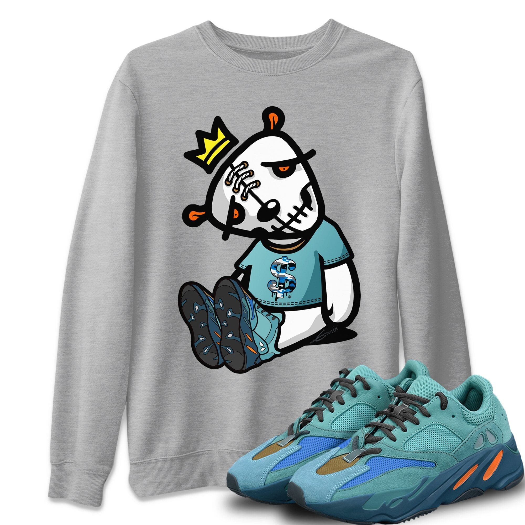 Yeezy 700 Faded Azure Sneaker Match Tees Dead Dolls Sneaker Tees Yeezy 700 Faded Azure Sneaker Release Tees Unisex Shirts