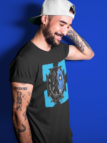 Jordan 2 OFF-WHITE Black Blue Sneaker Match Tees Dead Inside Sneaker Tees Jordan 2 OFF-WHITE Black Blue Sneaker Release Tees Unisex Shirts