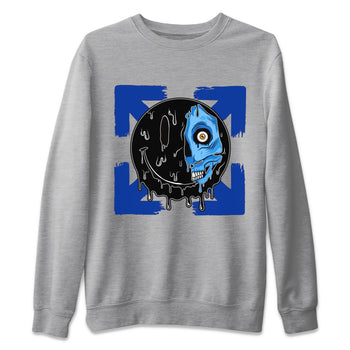 Jordan 2 OFF-WHITE Black Blue Sneaker Match Tees Dead Inside Sneaker Tees Jordan 2 OFF-WHITE Black Blue Sneaker Release Tees Unisex Shirts